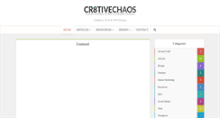 Desktop Screenshot of cr8tivechaos.com